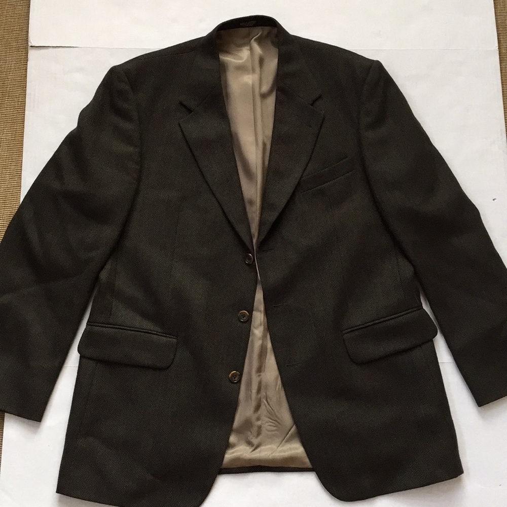 Oscar de la Renta brown blazer